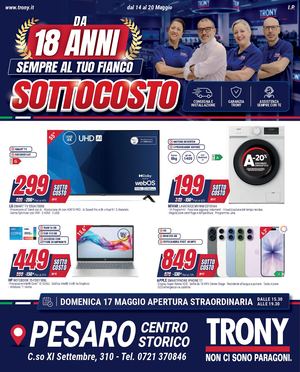 Trony Pesaro Centro Storico: SOTTOCOSTO - MAGGIO 3# 2026