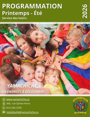 Programmation été 2026 - Municipalité d'Yamachiche