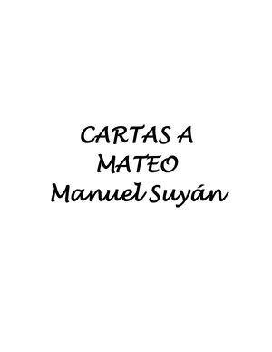Cartas A Mateo B N