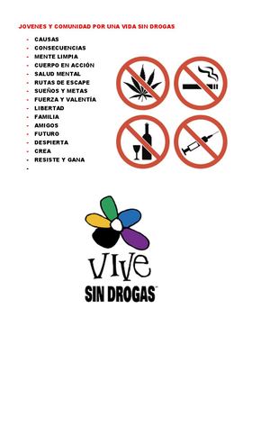 Jovenes Y Comunidad Por Una Vida Sin Drogas