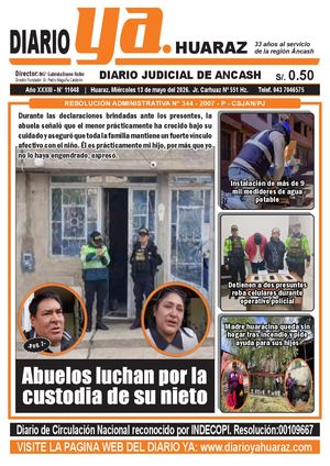 2026 05 13 Diario Ya Huaraz