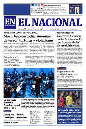 2026 05 13 Diario El Nacional Ve