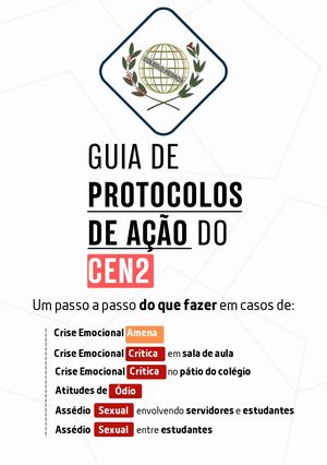 Guia de Protocolos de Ação do CEN2