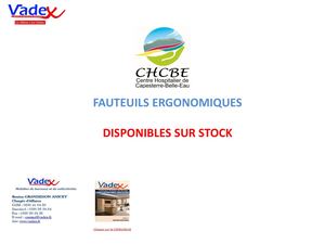 Catalogue Fauteuil Ergo