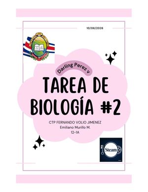 Tarea de biología