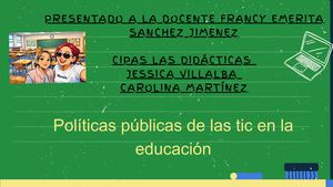 Information And Communication Technology Presentation In Yellow Green Blackboard Chalk Illustrative Style