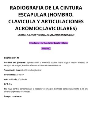Proyecciones Estandar Y Adicionaales