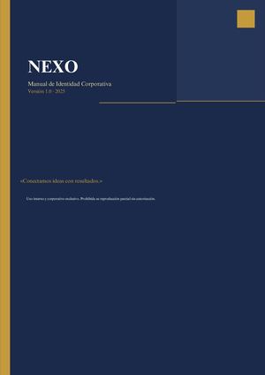 Nexo Manual Identidad Corporativa Pdf