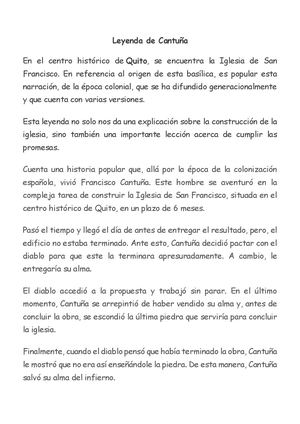 Leyendas Ecuatorianas