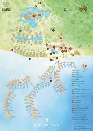 Le Bora Bora_Resort map