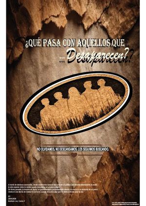 Que pasa con aquellos que... Desaparecen?