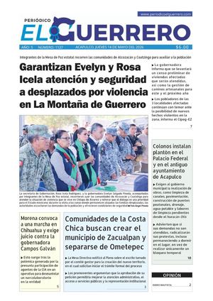Jueves 14 de mayo del 2026