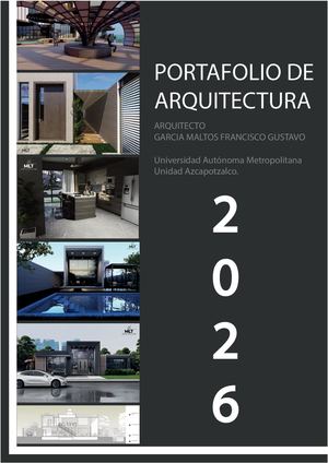 Portafolio de arquitectura