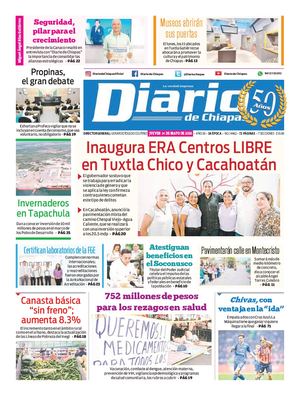 Portada, Jueves 14 De Mayo De 2026