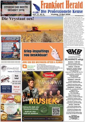 Frankfort Herald 15 Mei 2026