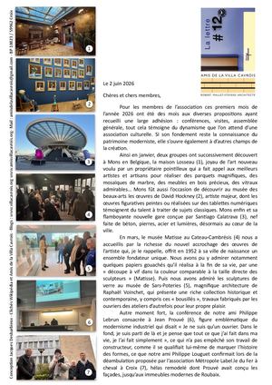 Lettre #12 Juin 2026