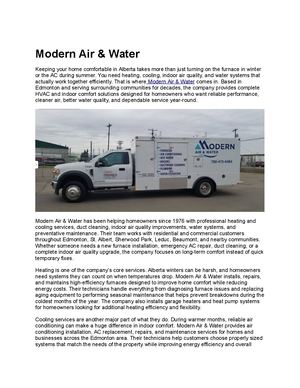 Modern Air & Water