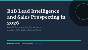Leadsonar B2B Lead Intelligence Platform 2026