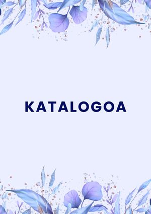 Katalogoa