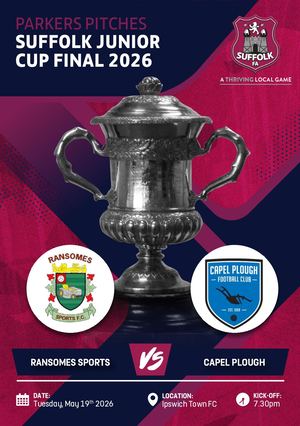 Suffolk Junior Cup Final Programme 2026