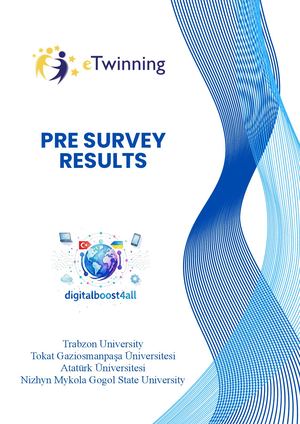 Pre Survey Results Pdf