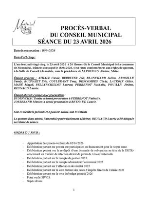 Pv Avril 2026
