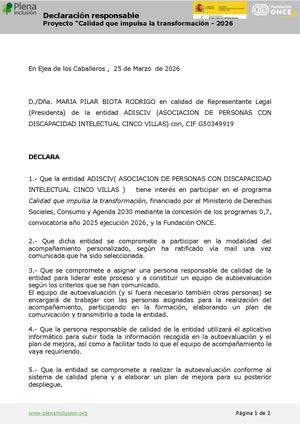 Adisciv Compromiso De Participación Acompañamiento Calidad Que Impulsa La Transformacion 2026