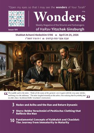 Wonders 191 ∙ Acharei-Kedoshim 5786