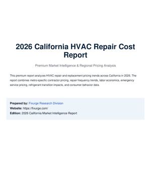 2026 Hvac Repair Cost Report California