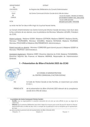 DEL 2026 26 BILAN ACTIVITE 2025