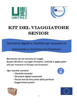 Kit Del Viaggiatore Senior Per Volantino