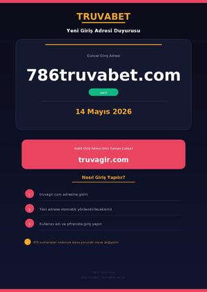 786truvabet.com - Truvabet Güncel Adres Duyurusu (14.05.2026)