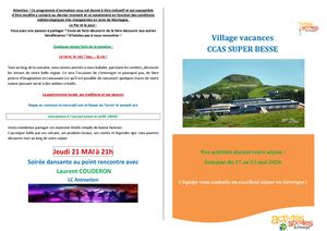 Planning Du 17 Au 23 Mai 2026