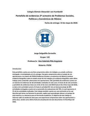Jorge Delgadillo Zermeño Lista De Cotejo Psem Docx