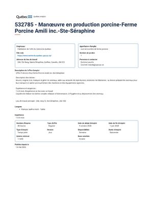 Ferme Porcine Amili Inc