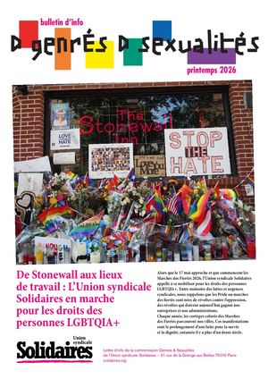 Bulletin DGrenrés DSexualités - printemps 2026