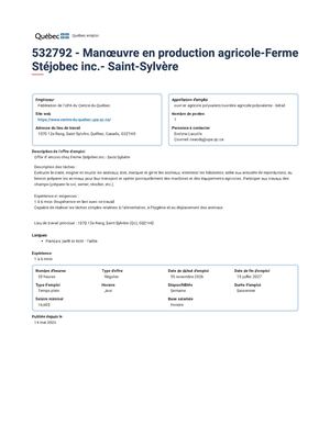 Ferme Stéjobec Inc