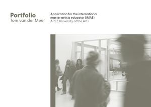 Artistic portfolio - Tom van der Meer