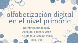 La Alfabetización digital