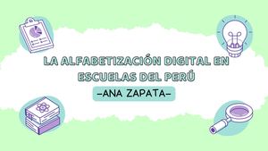Alfabetización Digital En El Perú