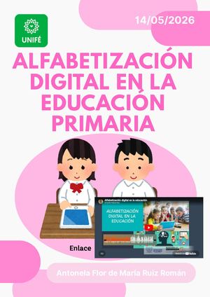 Documento De La Alfabetización Digital En Educación Primaria