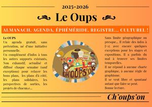 Oups Mai#3 2026
