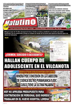 2026 05 14 Diario Matutino Cuz