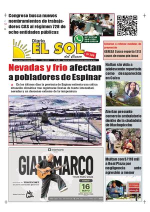 2026 05 14 Diario El Sol Cuz