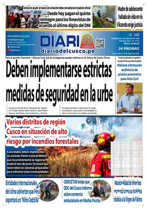2026 05 14 Diario Del Cusco