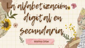 Alfabetizacion Digital En Secundaria