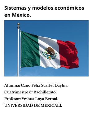 Act#1. Sistemas Y Modelos Económicos En México.