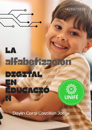 La Alfabetización Digital En Educación Primaria