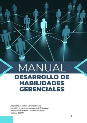 Manual del desarrollo de las habilidades gerenciales