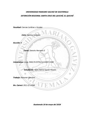 Derecho Mercantil Ultima Tarea